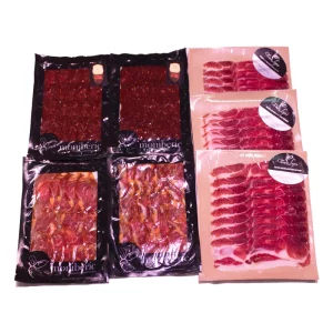 Comprar pack ibéricos con paleta ibérico, chorizo ibérico y lomo ibérico